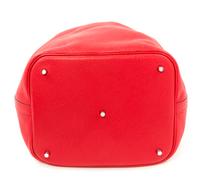 An Hermès Rouge Taurillon Clemence Picotin Lock GM Bag, 8.5" x 10.5" x 10.5"; Handle drop: 9".