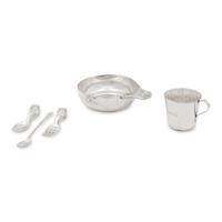 A Group of Tiffany and Co. Silver Children's Table Articles