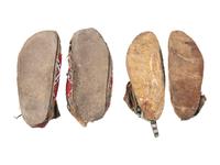 Sioux Beaded Hide Moccasins
