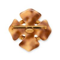 Chanel, CC and Tortoise-Effect Brooch