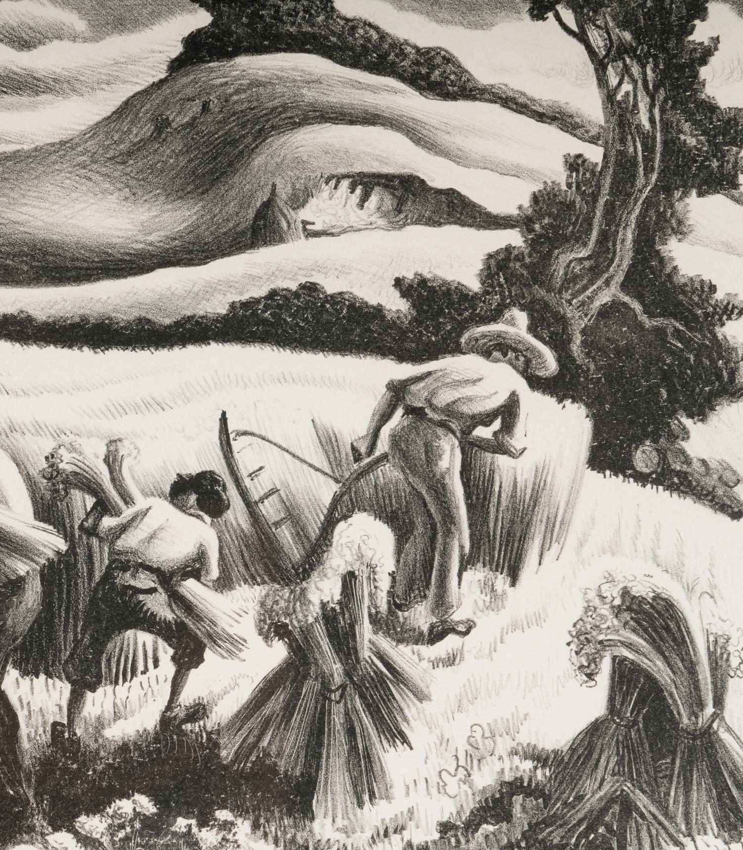 Cradling Wheat , 1939