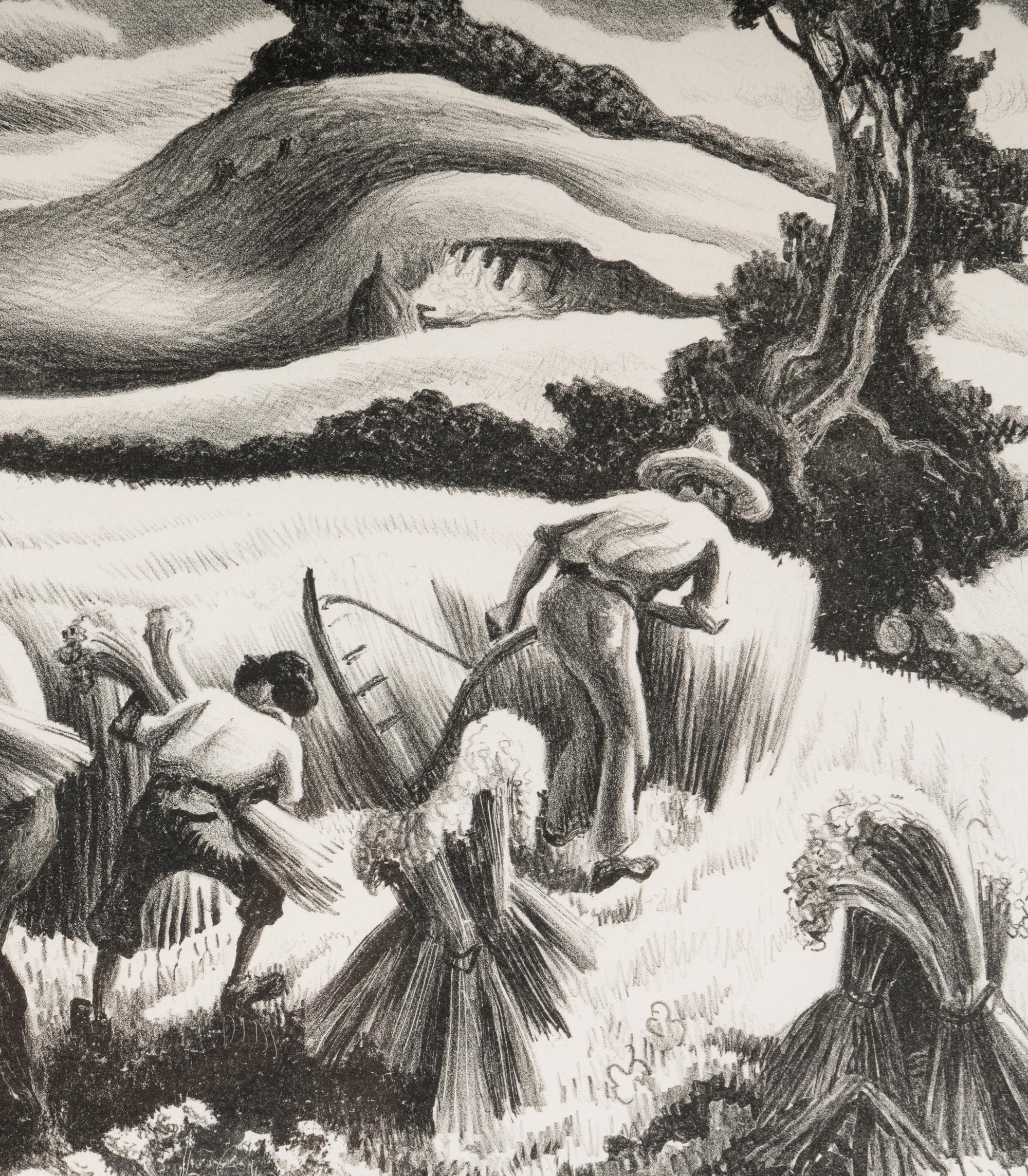 Cradling Wheat , 1939
