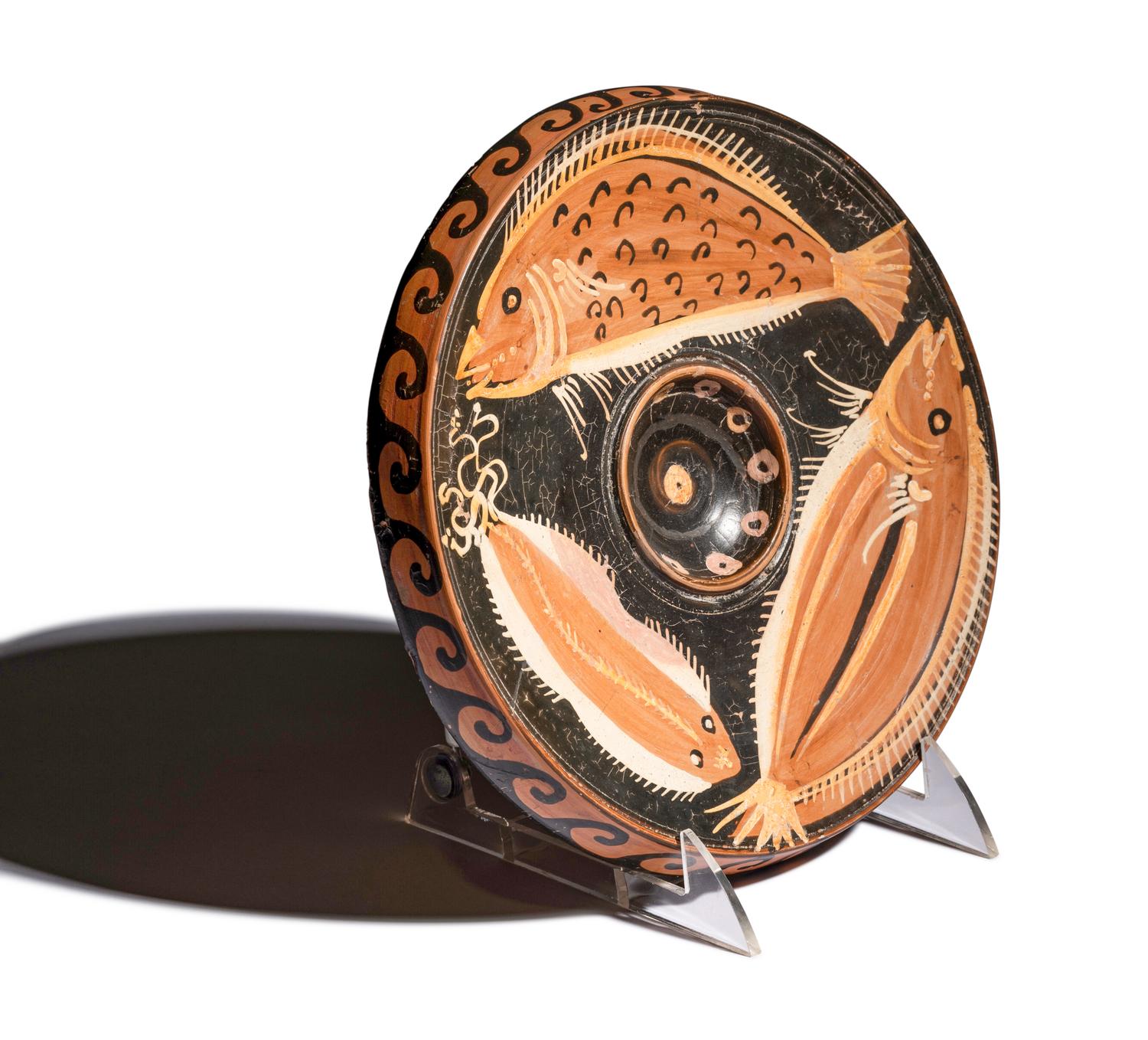 An Apulian Red-Figured Fish Plate