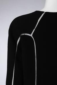 Ralph Rucci Wool Jacket with Net Inserts