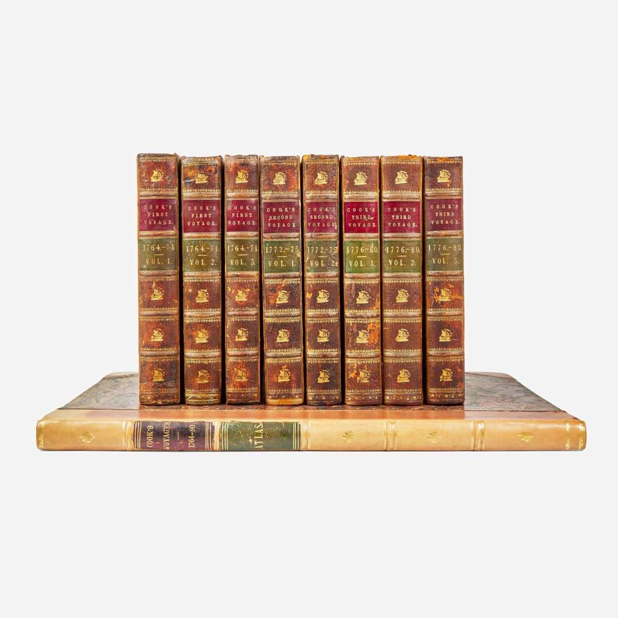 [Travel & Exploration] [Cook, Captain James] The Three Voyages of Captain Cook