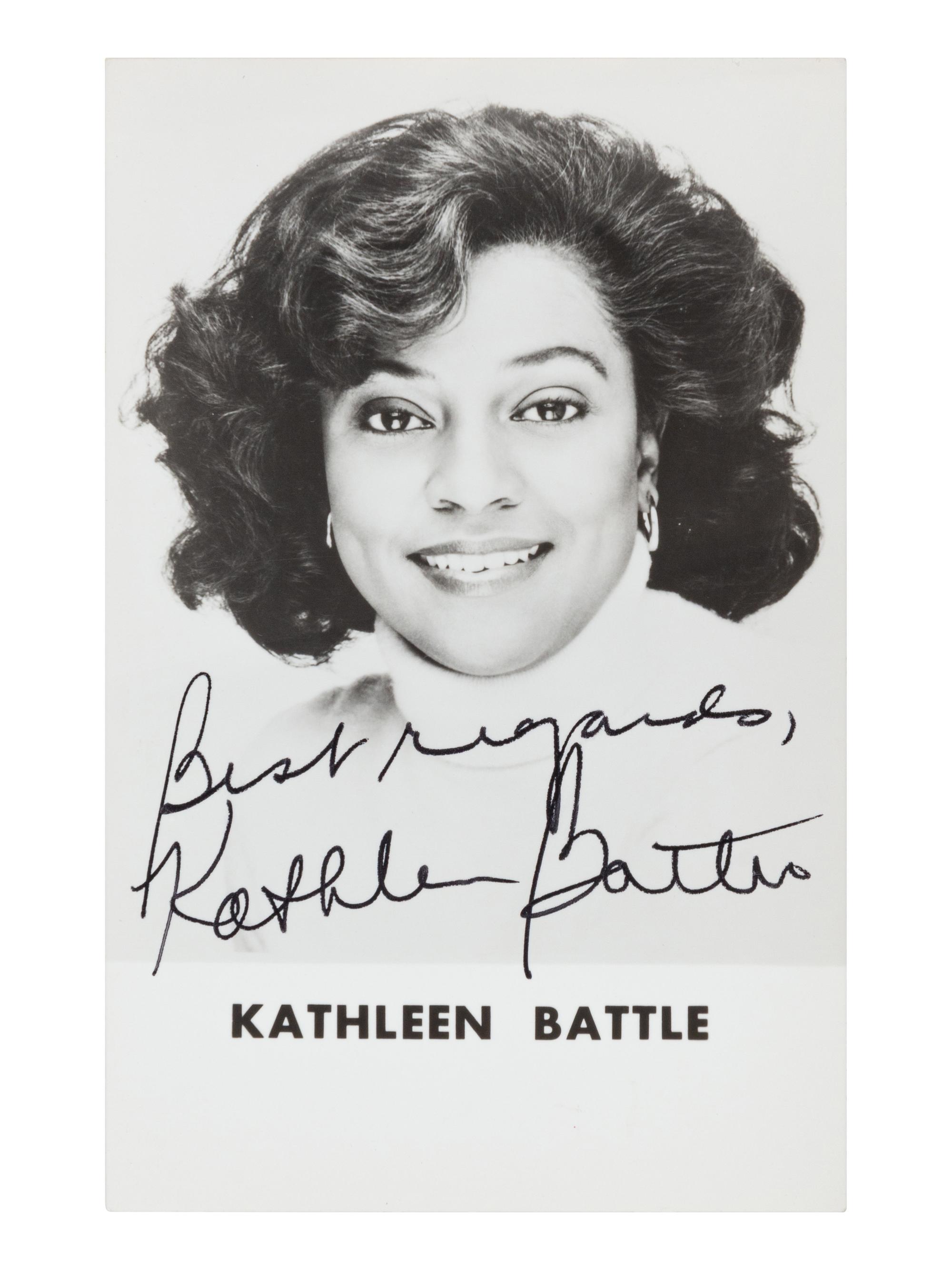 A Group of 6 Signed Photographs of Opera Singers from the 1970s-1990s