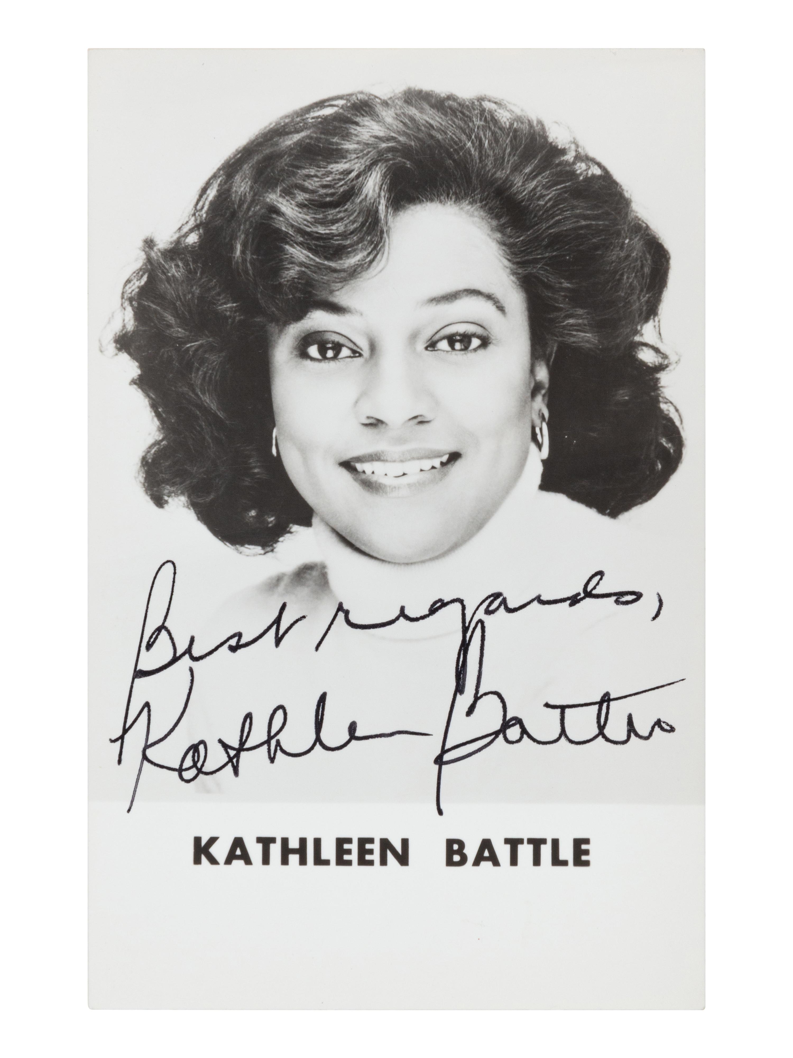 A Group of 6 Signed Photographs of Opera Singers from the 1970s-1990s