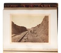 [WESTERN AMERICANA]. HAYDEN, Ferdinand V. (1829-1887). Sun Pictures of Rocky Mountain Scenery . New York: Julius Bien, 1870.