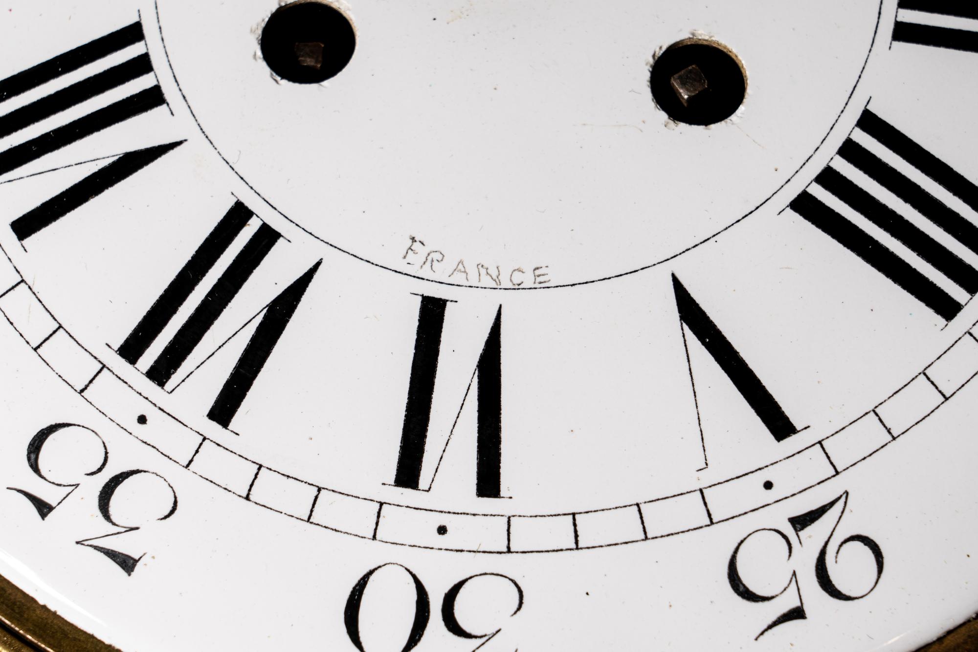 A French Gilt Bronze Cartel Clock