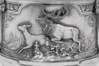 A German Silver-Plate Covered Tureen or Punch Bowl from the Saint Hubertus Hunting Lodge, Gelderland, Netherlands