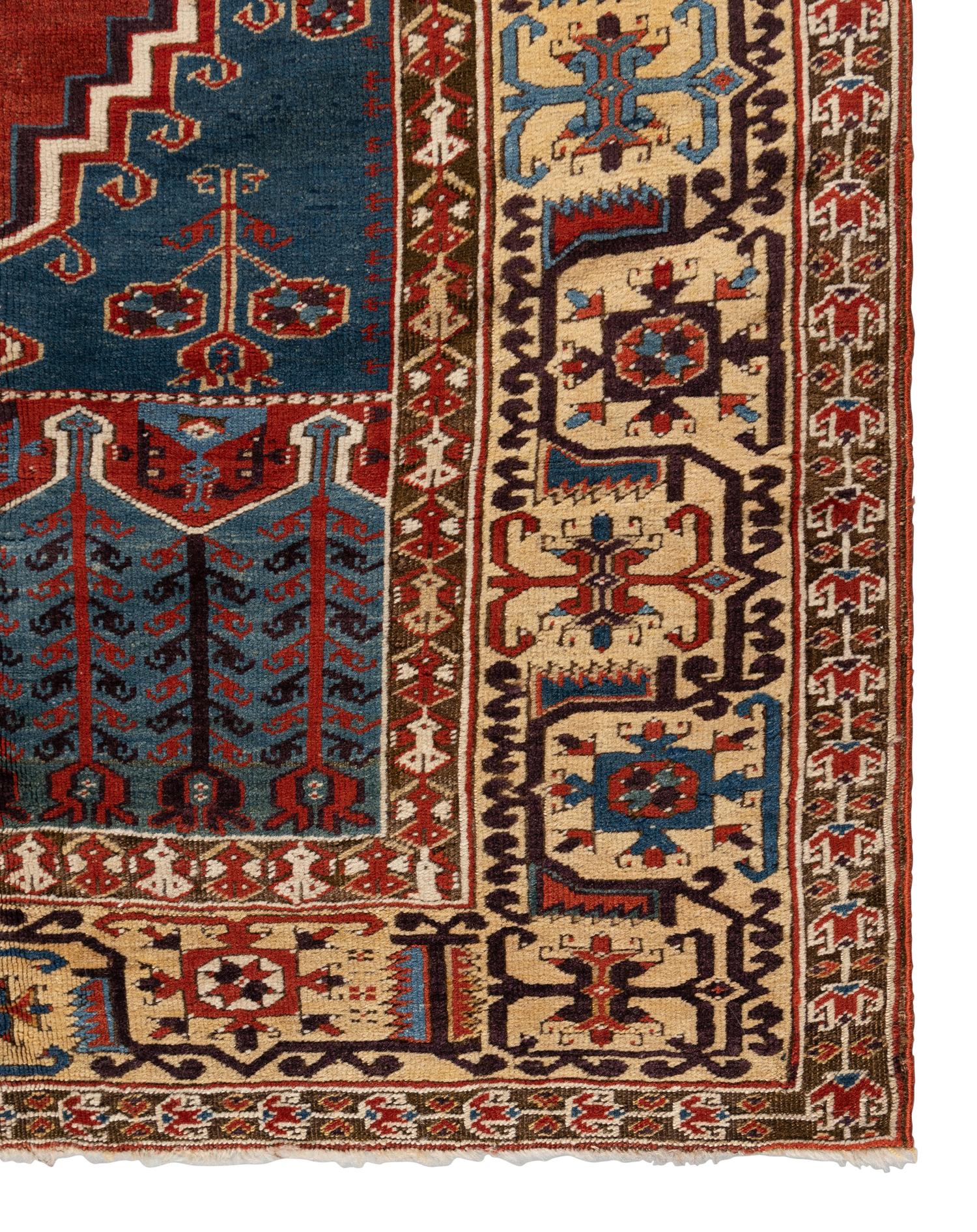 A Ladik Wool Prayer Rug