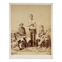 Granada Mucho, Tiene-Su-Se, and Mariana, Navajo, ca 1874