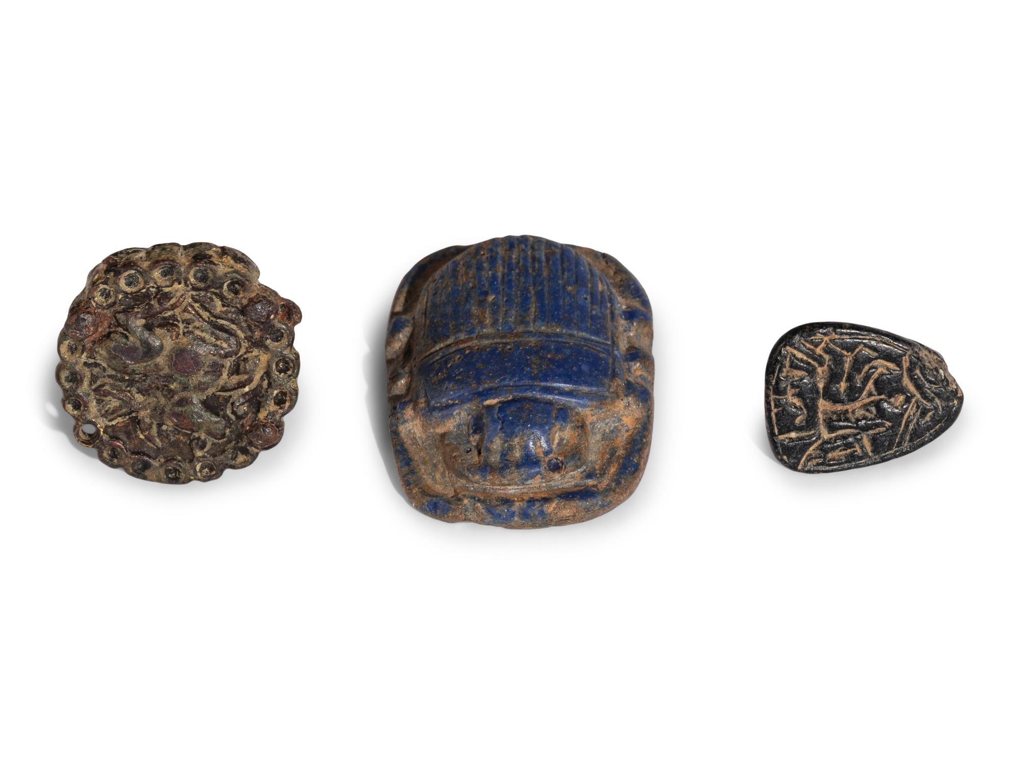 A Group of Three Ancient Style Decorative Articles