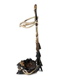 A Painted Cast Iron Nautical Umbrella Stand