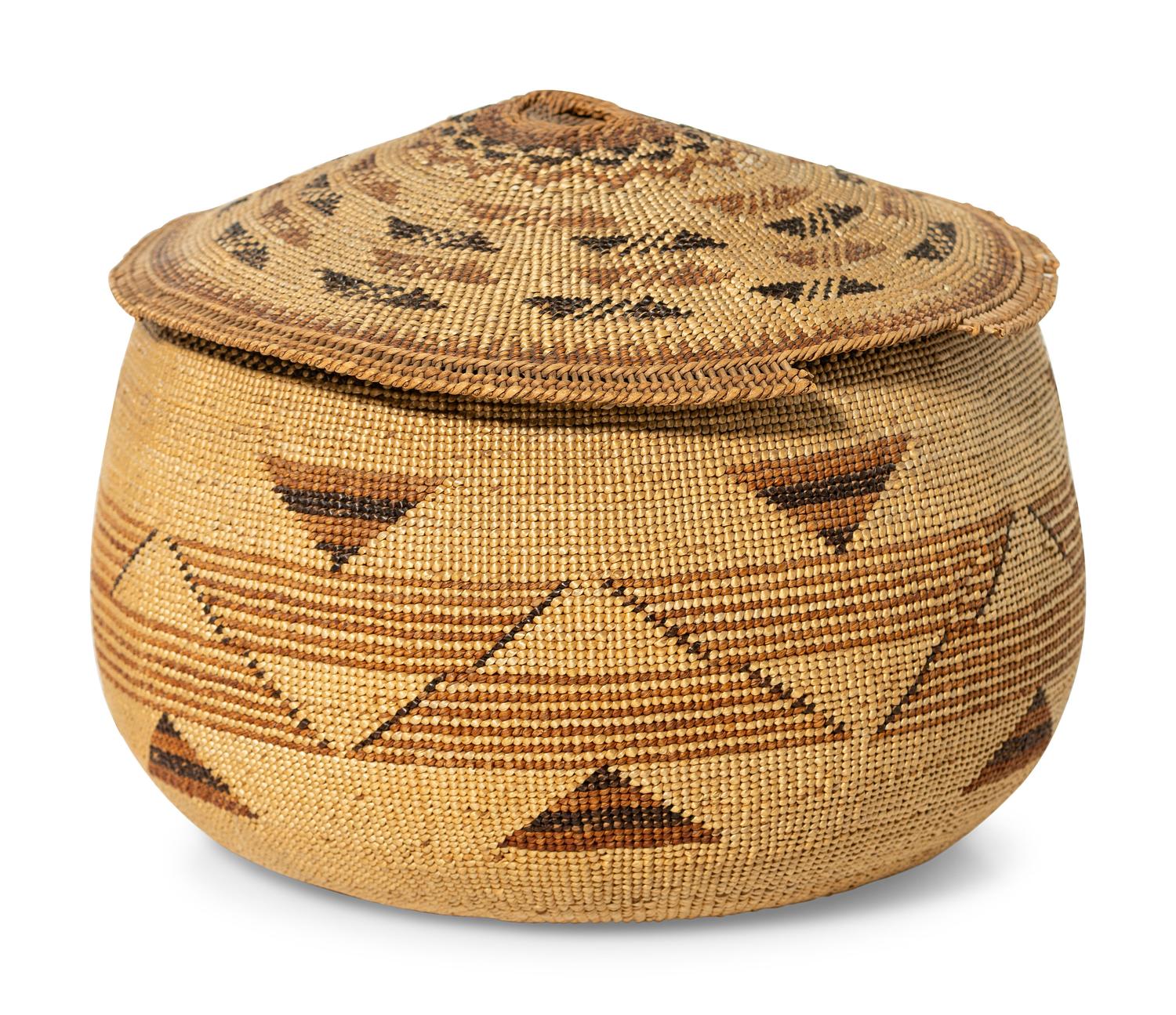 Northern California Lidded Basket