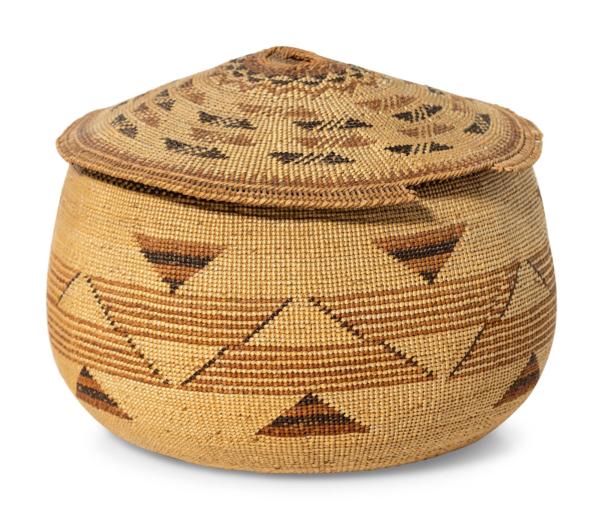 Northern California Lidded Basket