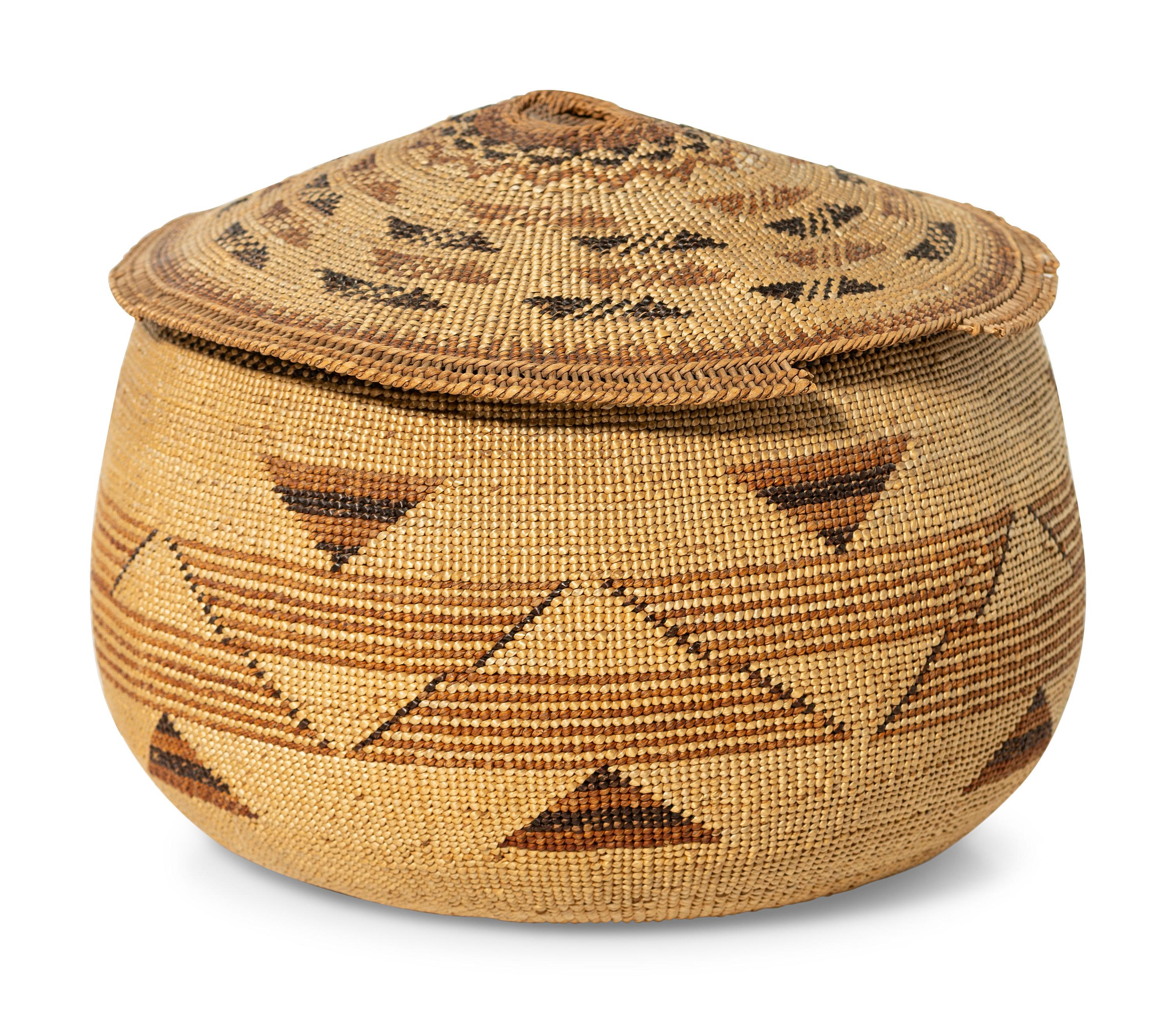 Northern California Lidded Basket