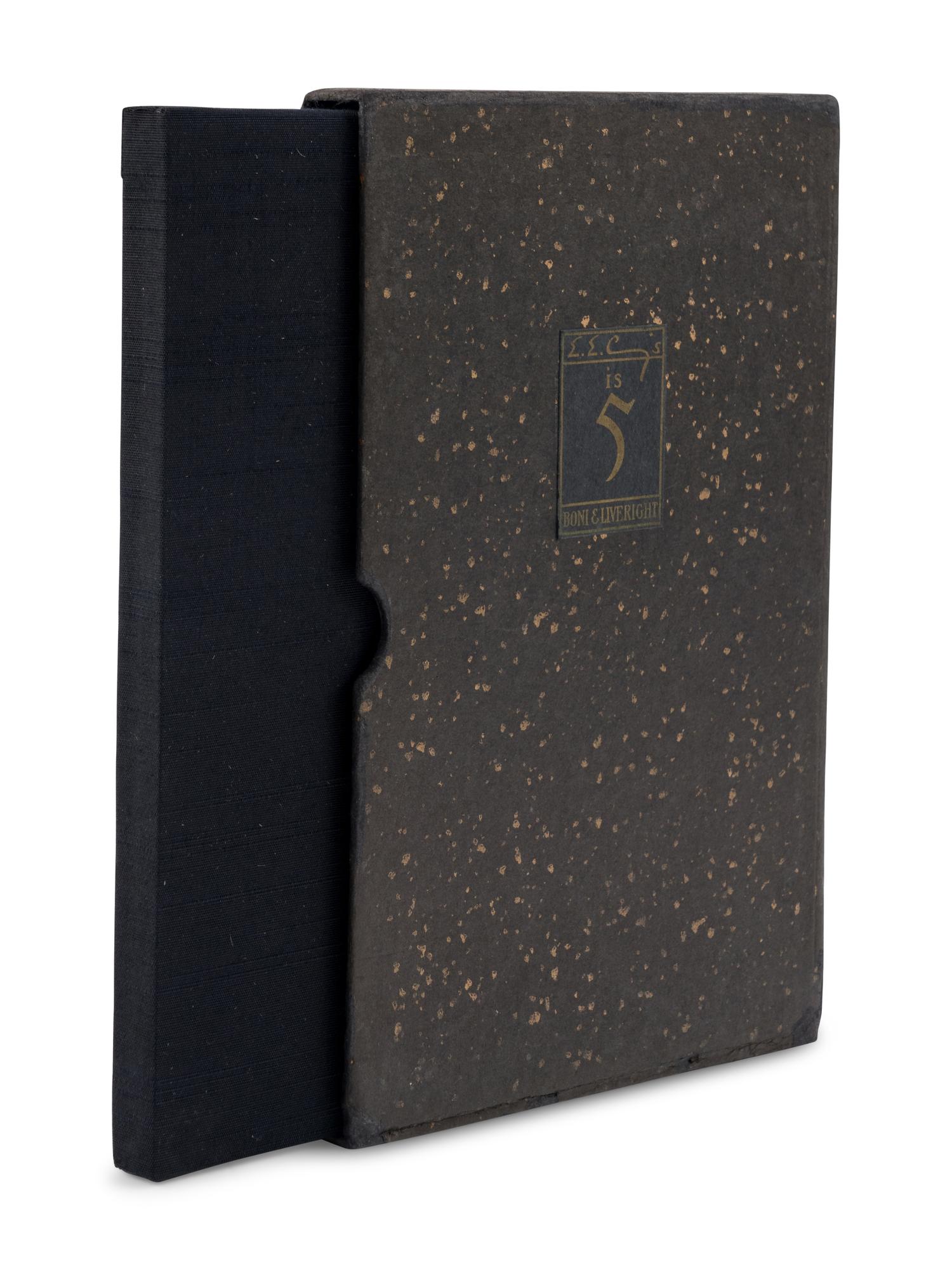 CUMMINGS, e.e. (1894-1962). Is 5 . New York: Boni & Liveright, 1926.