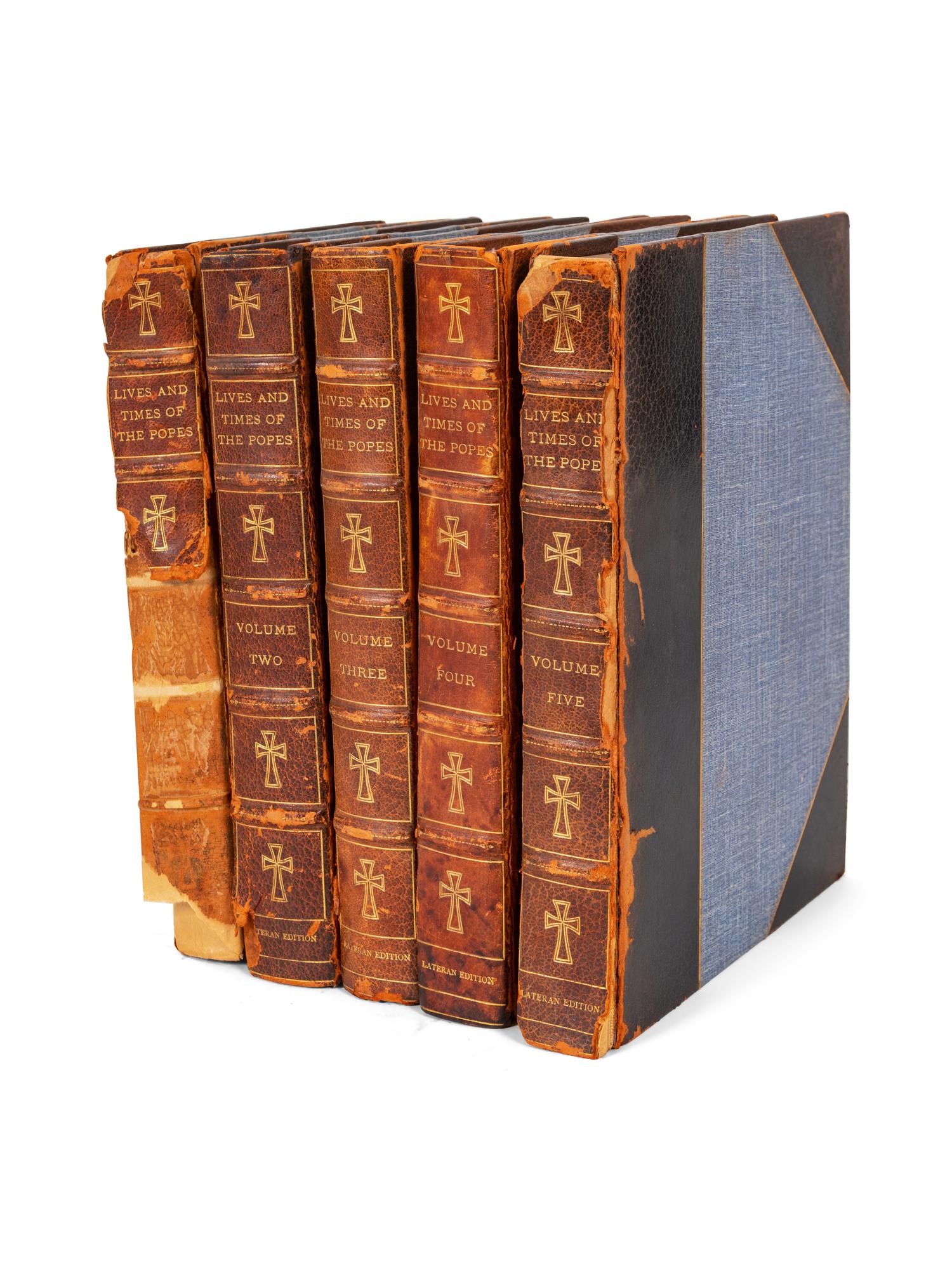 ECUMENICAL, , Jameson, Mrs. and Lady Eastlake, The History of our Lord, Longmans, Green, and Co., London 1886, volumes 1 & 2; and The Chevalier Artaud de Montor, The Lives and Times of the Popes, Volumes 1-10, The Catholic Publication Society of America, New York, 1910.