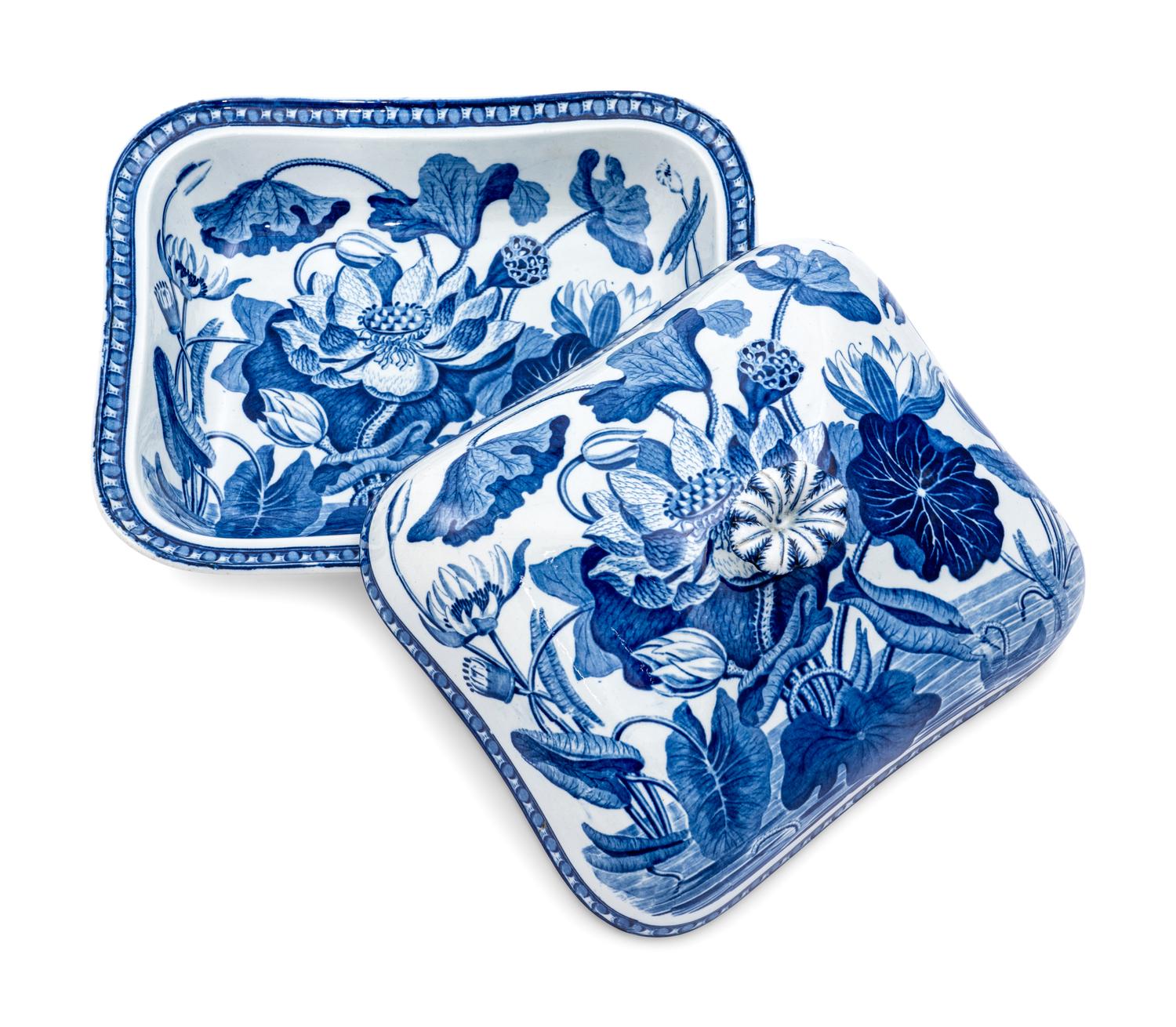 A Pair of Wedgwood Transferware Covered Dishes