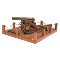 One Sixteenth Scale Replica Sea Coast Gun on Carriage by Ron Hargreaves