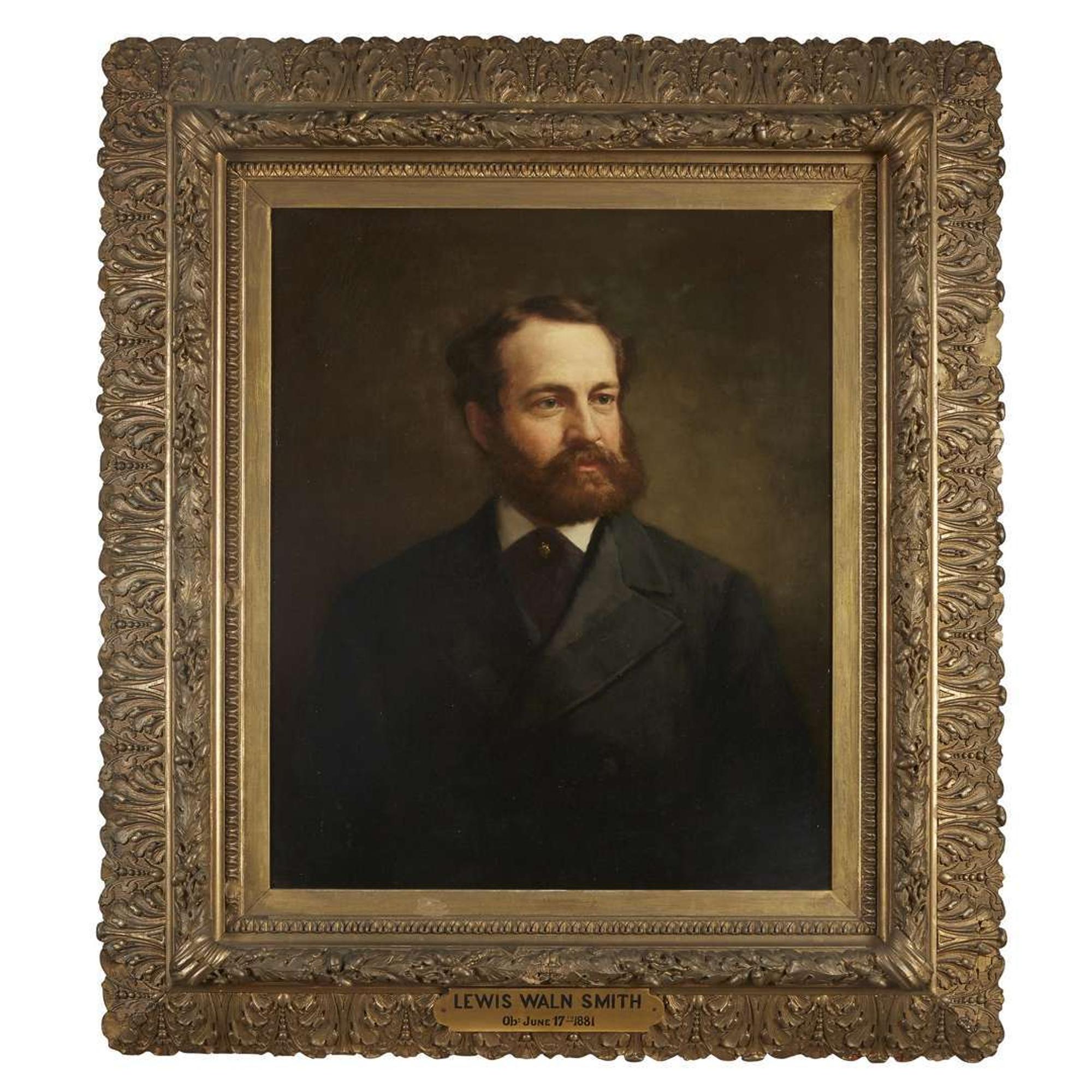 American School 19th century Portrait of Lewis Waln Smith (1846-1881)