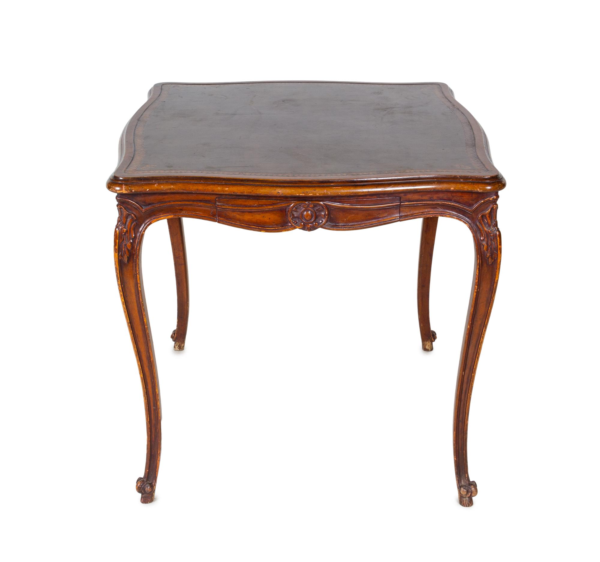 A Louis XV Style Game Table