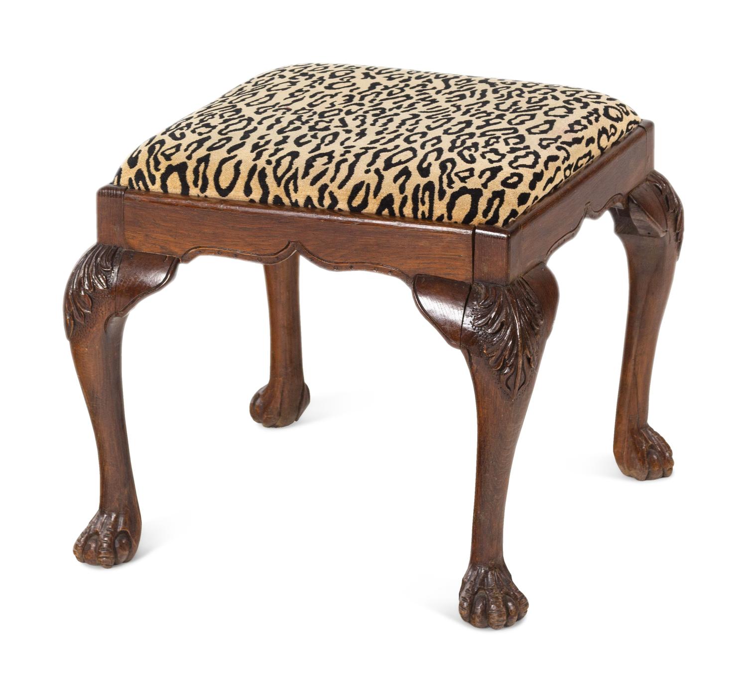 A George II Style Mahogany Stool