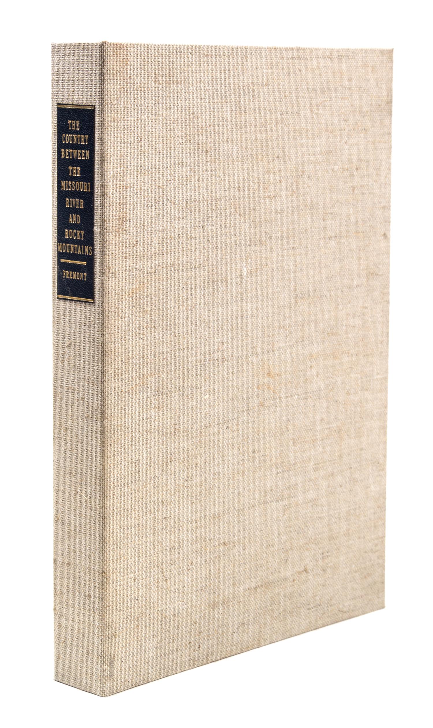 FREMONT, JOHN CHARLES. Report on an Exploration of the Country Lying between the Missouri River... Wash, 1843. First ed. Disbound.