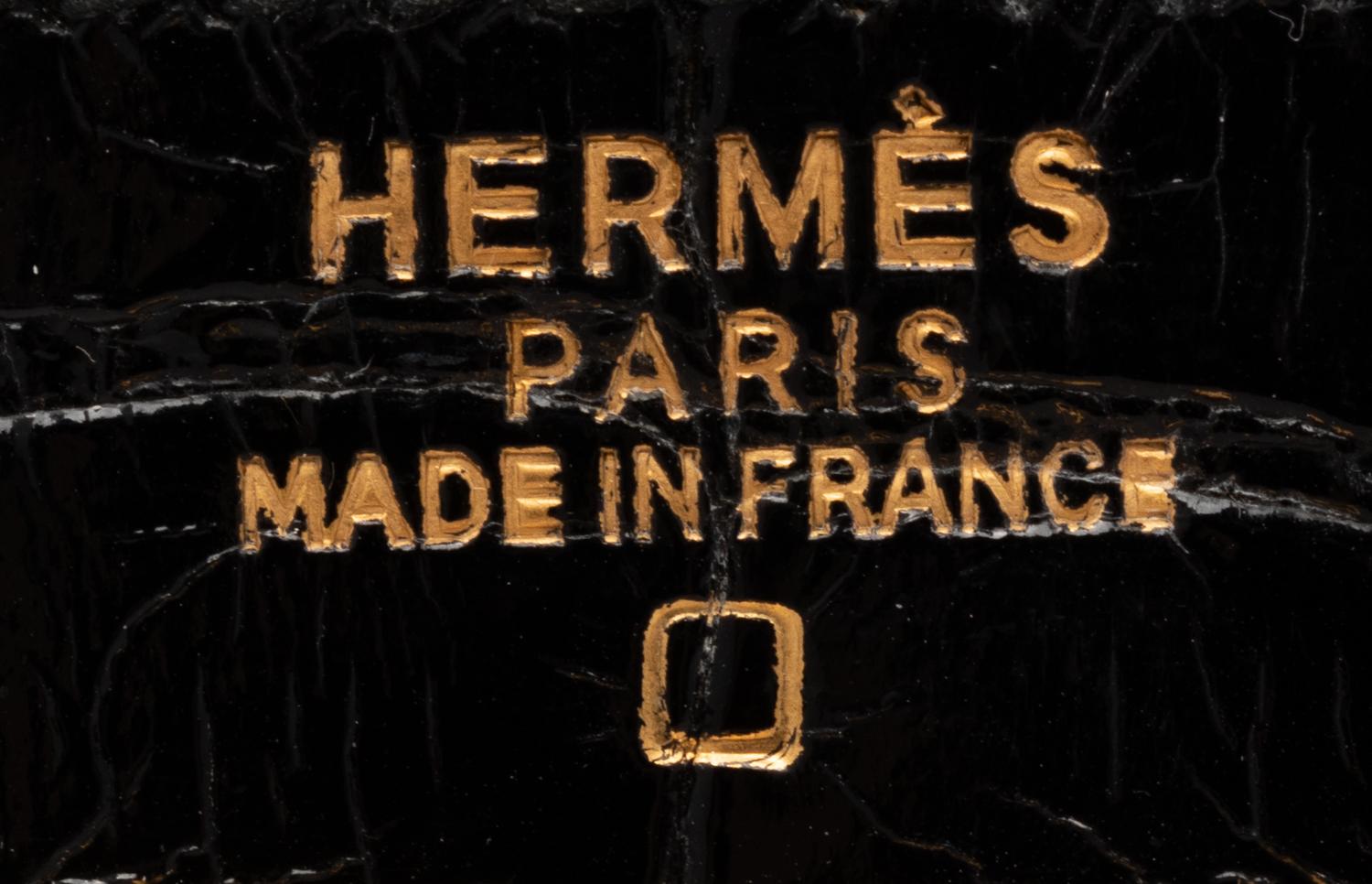 Hermès Kelly 32 Shiny Black Alligator, 1992