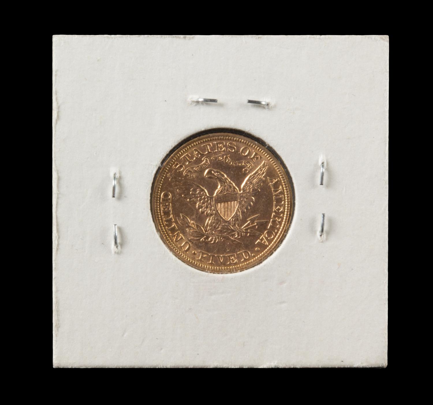 A United States 1895 Liberty Head $5 Gold Coin