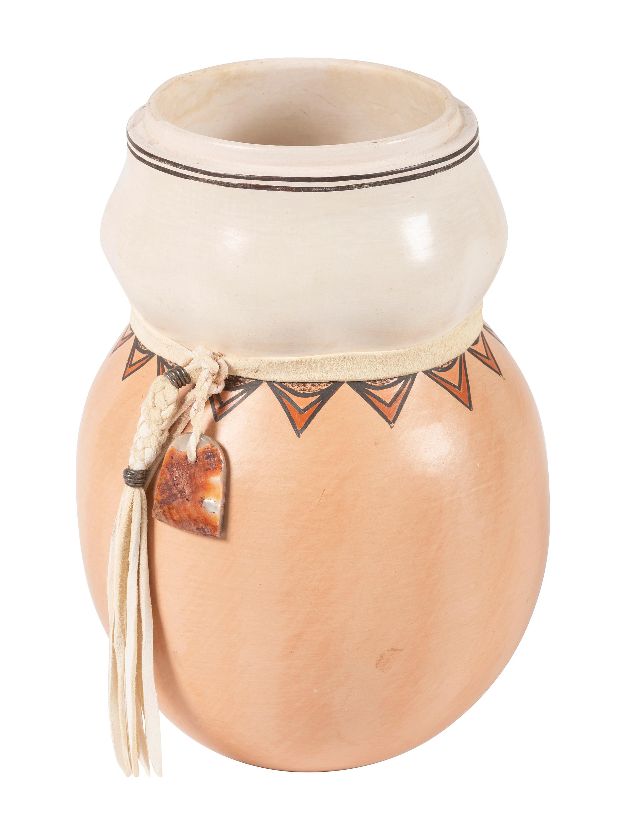 Double-Lobed Pottery Vase