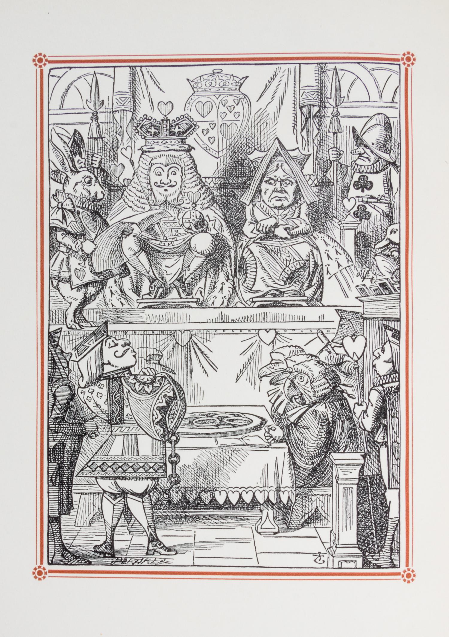 (BAYNTUN) CARROLL, LEWIS. Alice's Adventures in Wonderland [and] Through the Looking Glass. NY, 1941. 2 vols.