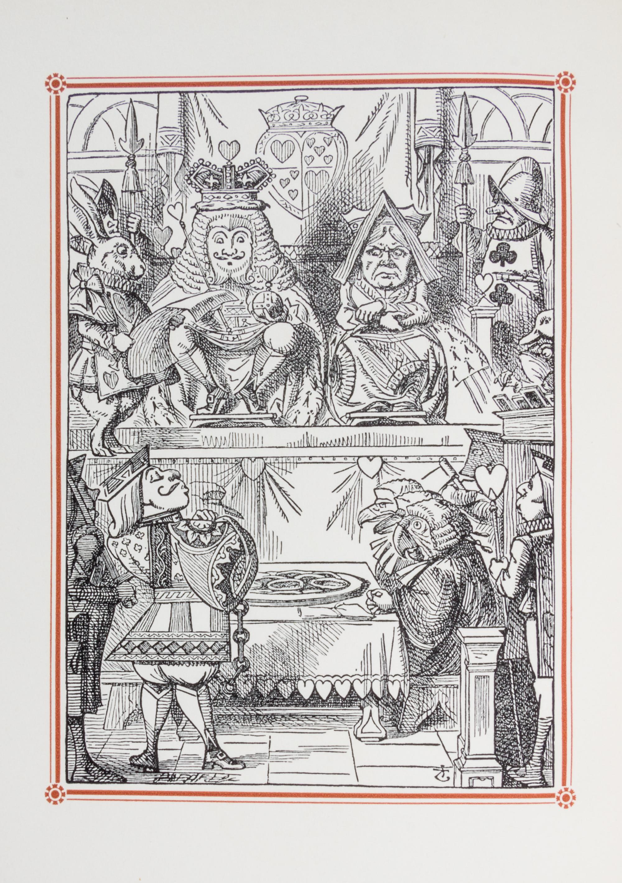 (BAYNTUN) CARROLL, LEWIS. Alice's Adventures in Wonderland [and] Through the Looking Glass. NY, 1941. 2 vols.