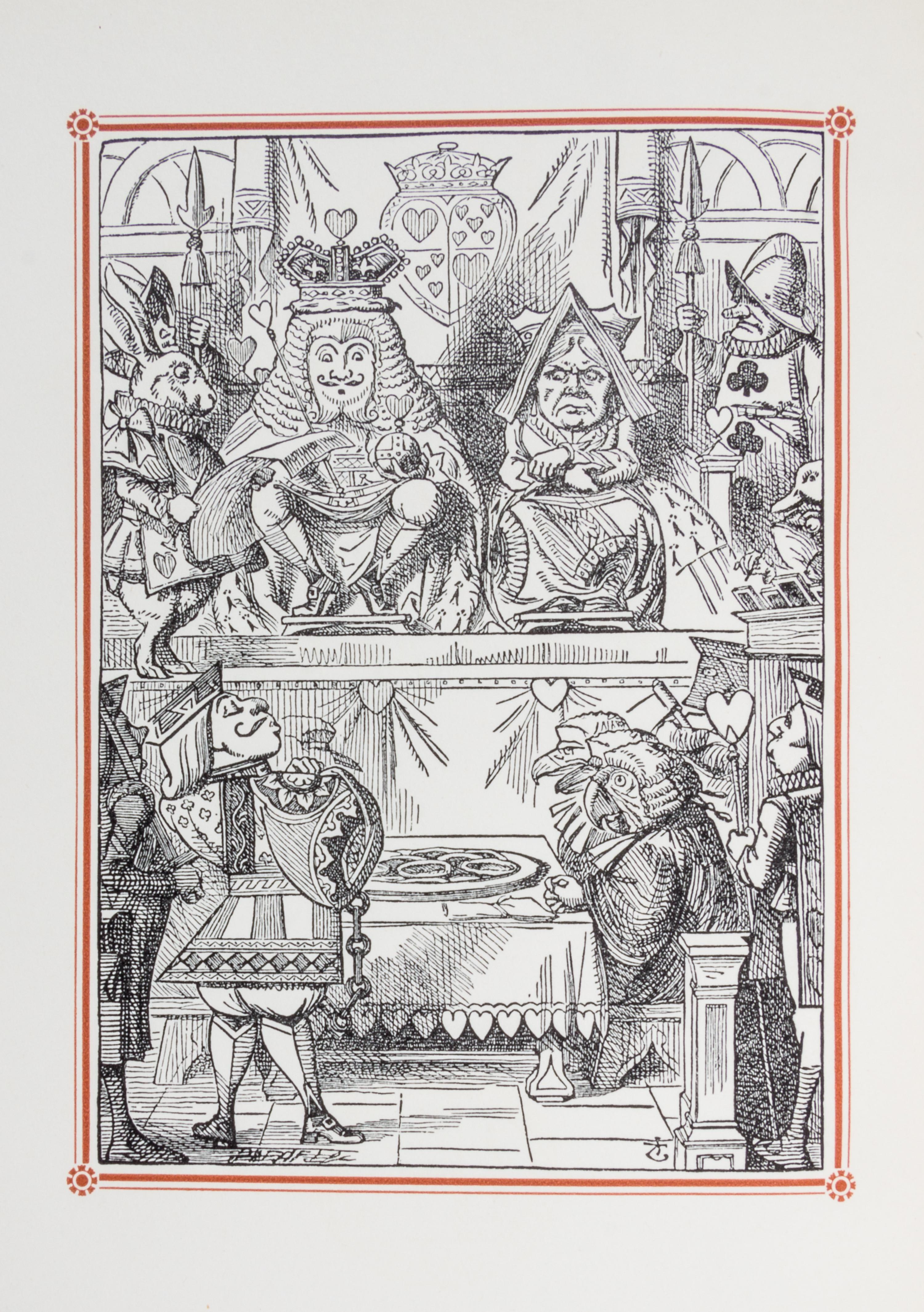 (BAYNTUN) CARROLL, LEWIS. Alice's Adventures in Wonderland [and] Through the Looking Glass. NY, 1941. 2 vols.