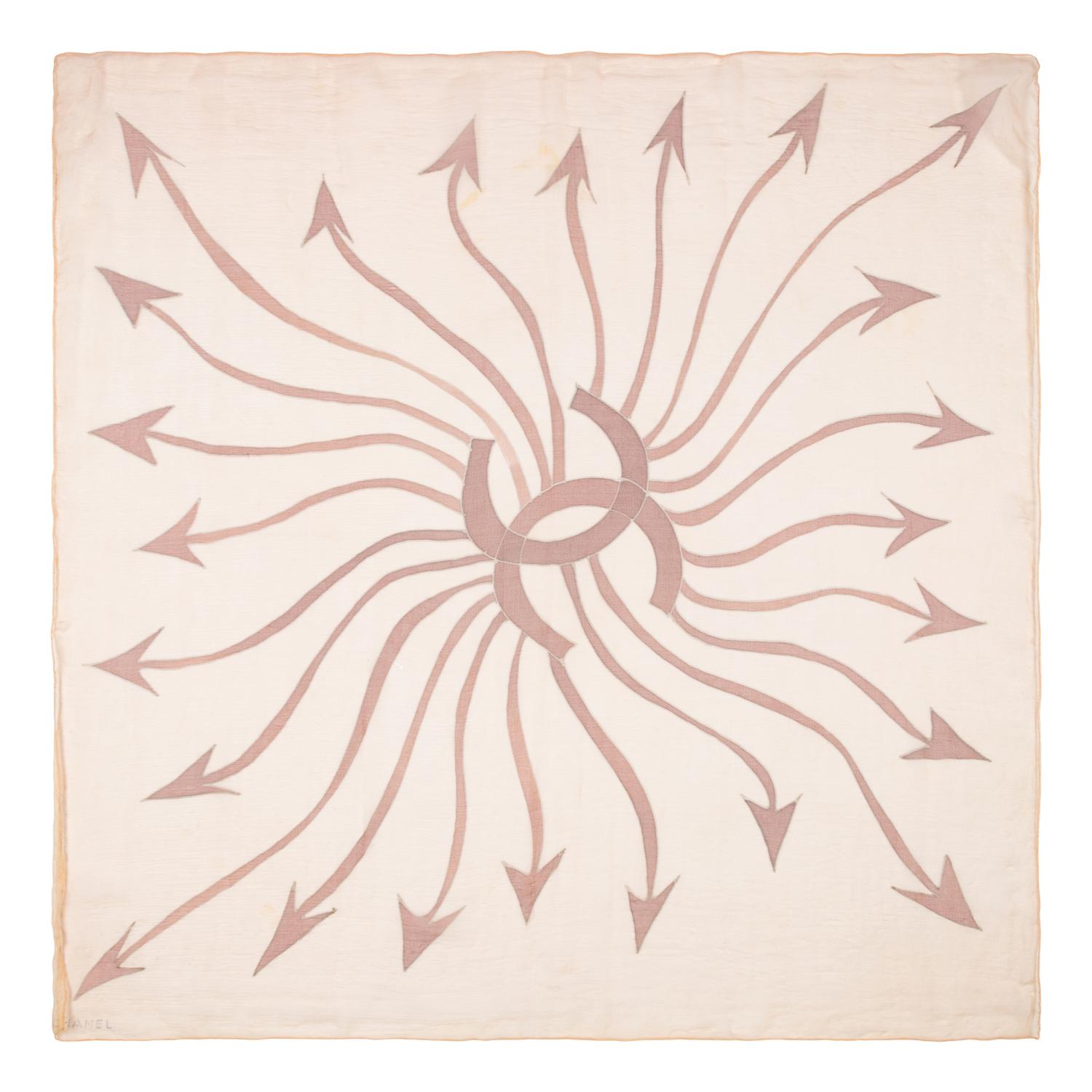 Chanel, Three Silk Scarves, 1950-70's