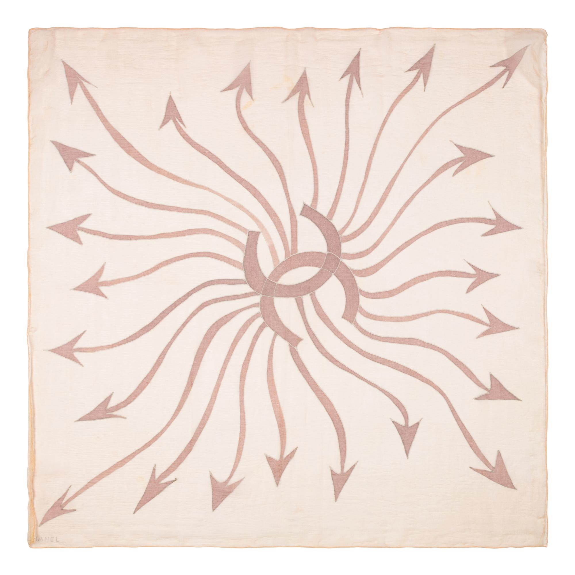 Chanel, Three Silk Scarves, 1950-70's