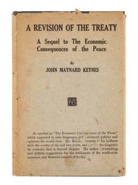 KEYNES, John Maynard (1883-1946). A Revision of the Treaty . New York: Harcourt, Brace, 1922.