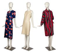 Three Designer Dresses by Victoria Beckham, Martin Margiela, and Balenciaga