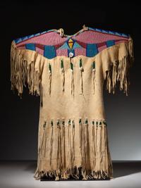 Plateau Girl's Beaded Hide Dress