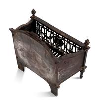 A Victorian Iron Fireplace Grate