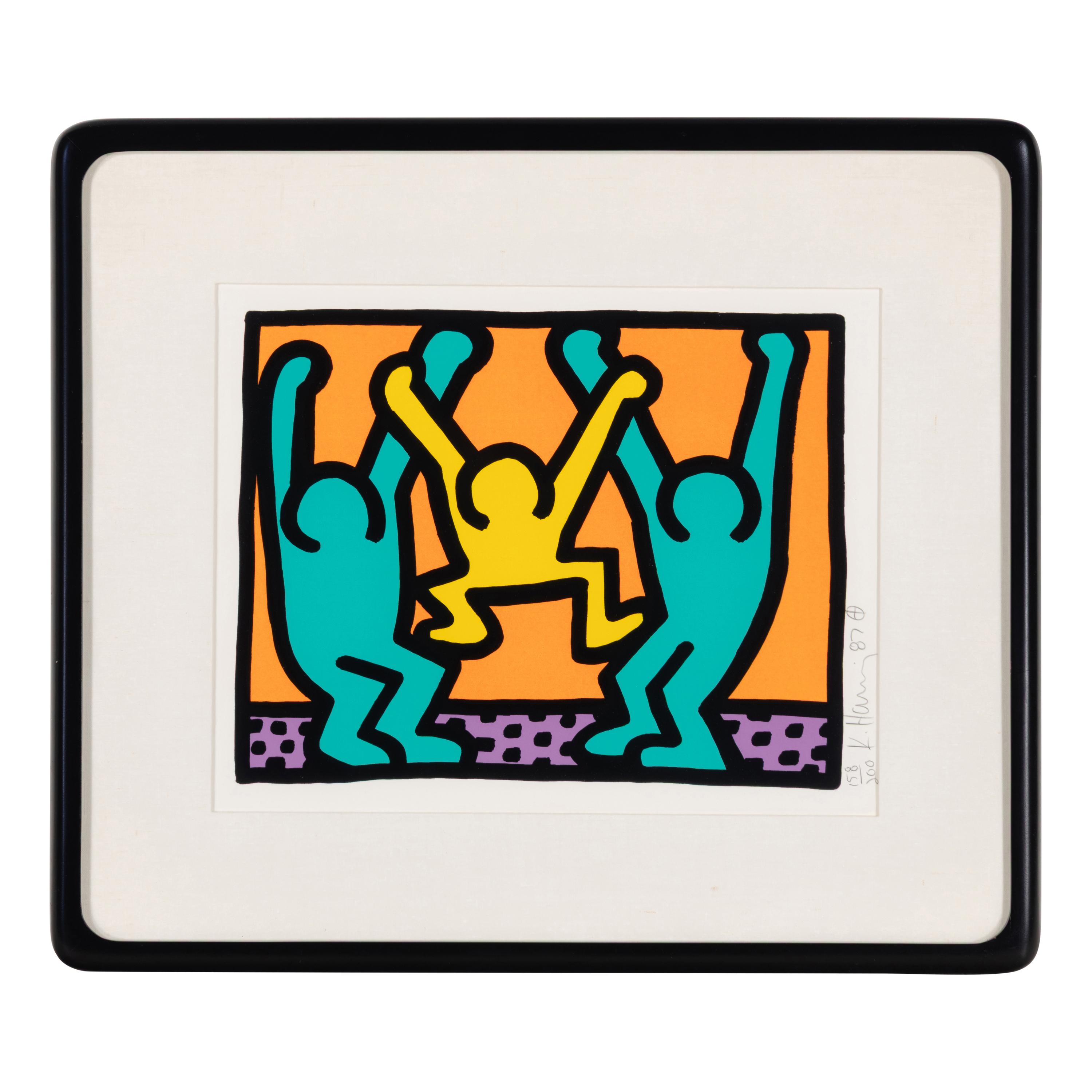 Keith Haring (American, 1958-1990) — Pop Shop I: one plate , 1987