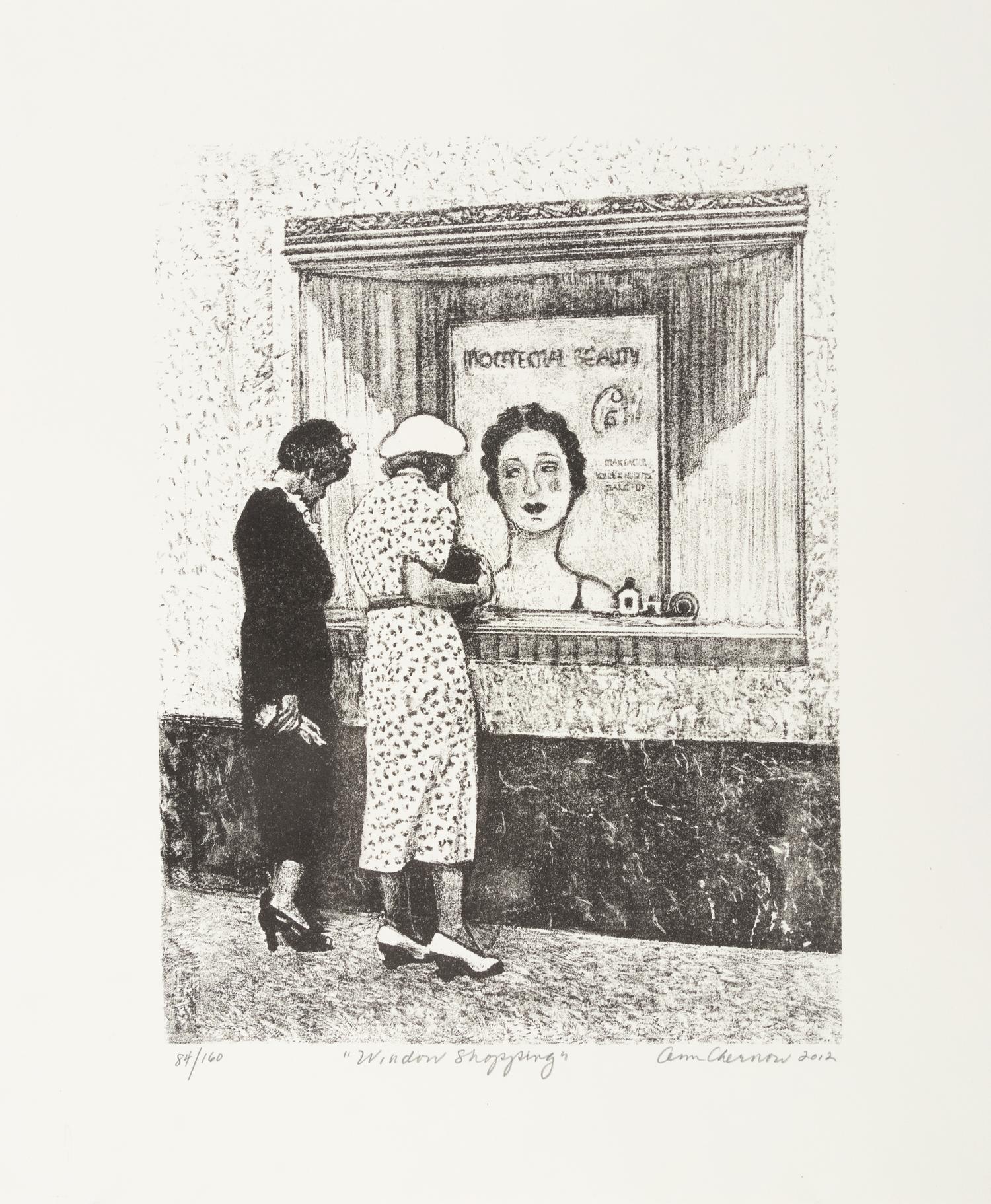 Collection of eight prints from the Print Club of Albany