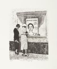 Collection of eight prints from the Print Club of Albany