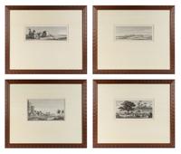 A Set of Eight Engravings Depicting Orientalist Scenes