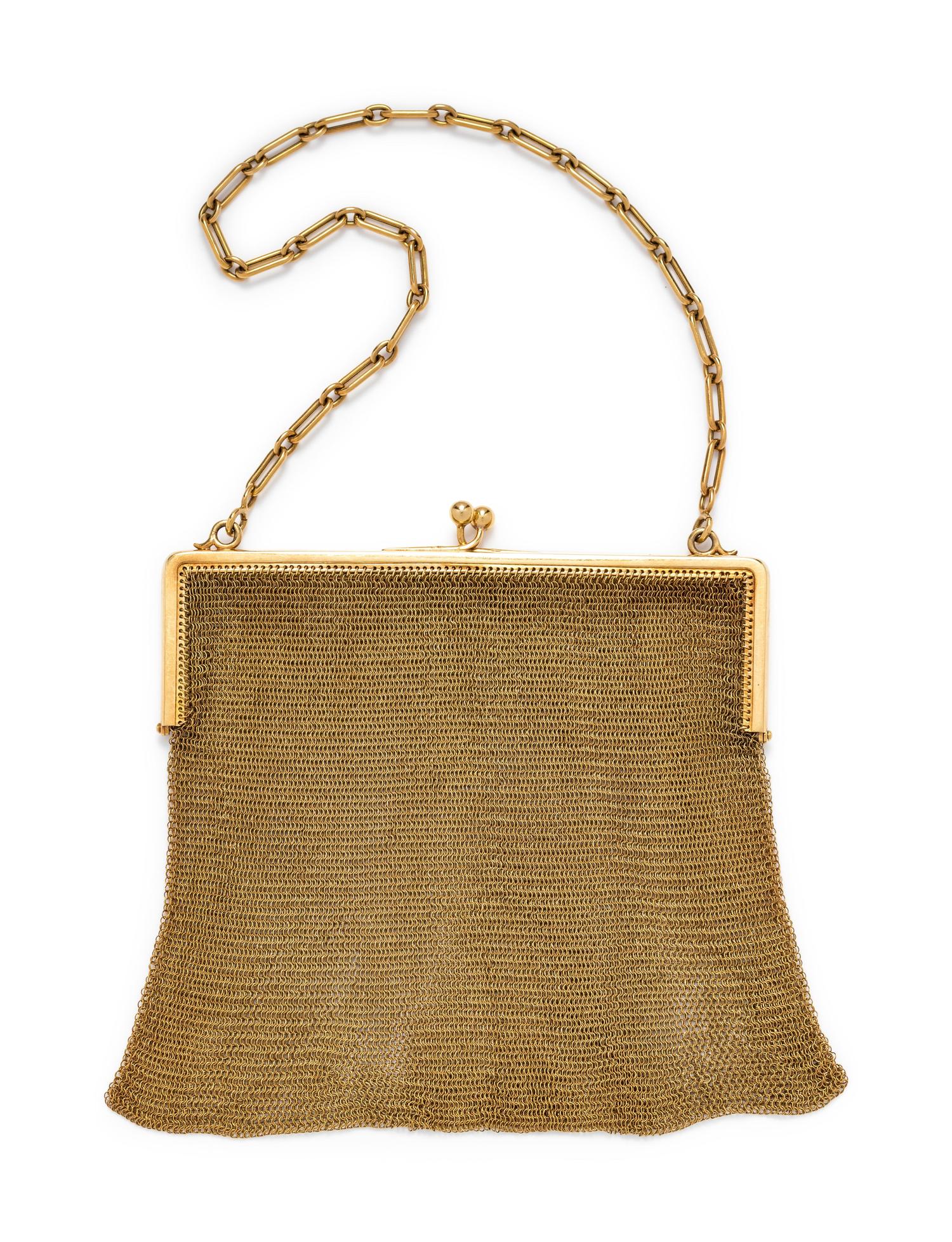Belle Époque, Gold Mesh Purse