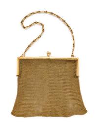 Belle Époque, Gold Mesh Purse