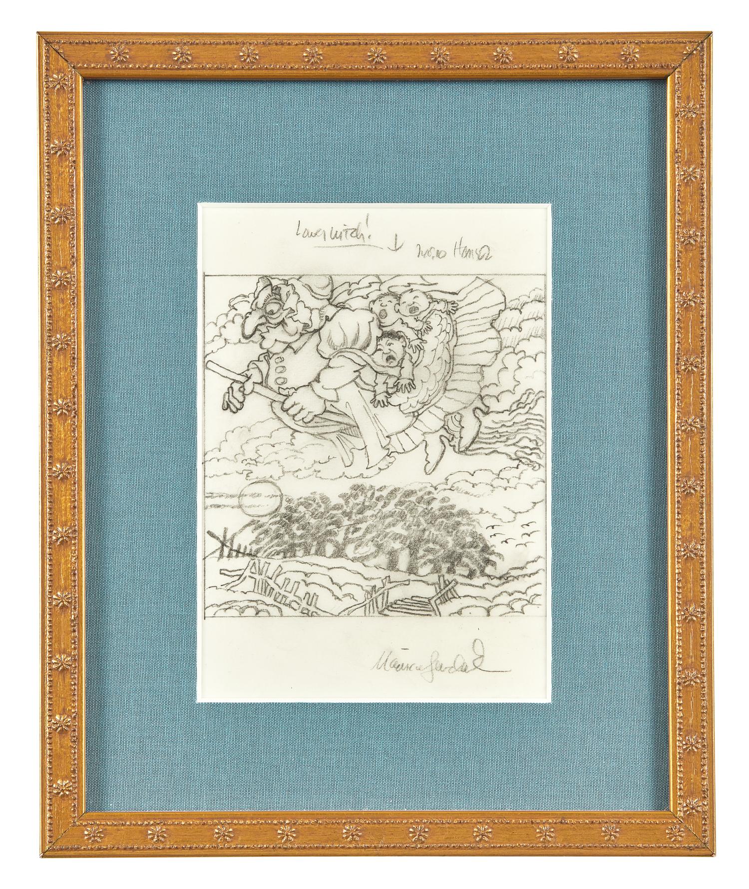 Original Sketch for Hansel and Gretel Poster, ca. 1997