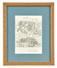 Original Sketch for Hansel and Gretel Poster, ca. 1997