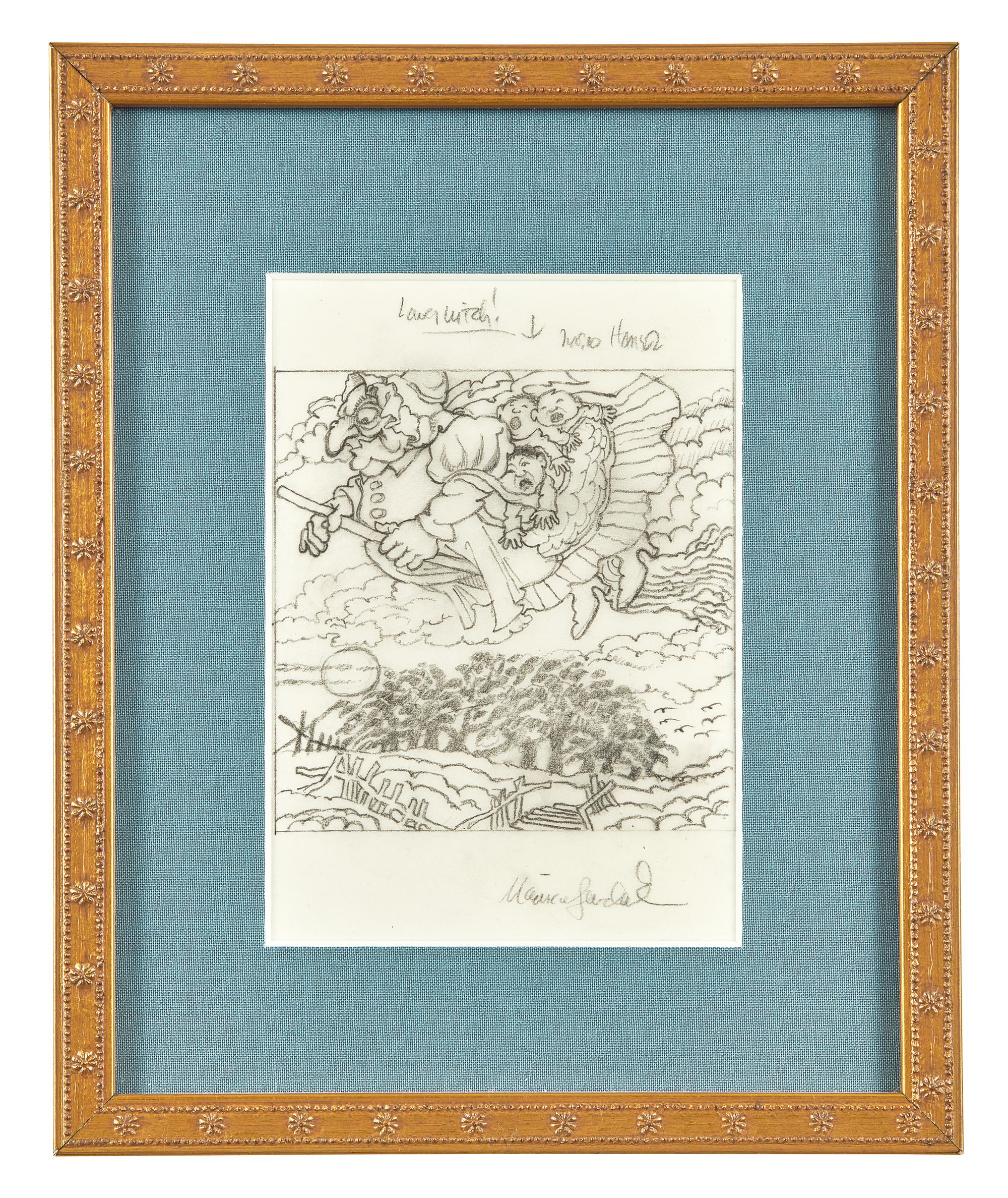 Original Sketch for Hansel and Gretel Poster, ca. 1997